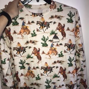 Burton men’s western/cowboy print thermal